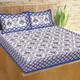 Blue__Jaipuri bedsheet